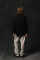 Basic Oversized Long Sleeve T-shirt Drop in Black #6