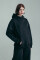 Basic Oversized Hoodie Luna in Black