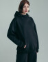 Basic Oversized Hoodie Luna in Black