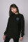 Oversized sweatshirt ARSC with blue logo 30х30сm in black #7