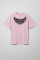 Oversized T-Shirt BLACKWING ONE-EYED x Black Wing in Light Pink