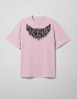 Oversized T-Shirt BLACKWING ONE-EYED x Black Wing in Light Pink