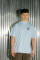 Oversized T-shirt ARSC With Black Logo 30х30сm in Light Blue #4