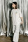 Oversized T-shirt Purr Flowers UA 9x9cm х kotastiia in Ivory #3