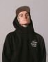 Superoversized hoodie ARSC with white logo 7x7cm in black