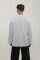Basic Oversized Long Sleeve T-shirt Spirit Rude in Ivory #2