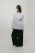 Basic Oversized Long Sleeve T-shirt Spirit Rude in Ivory #5