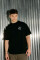 Oversized T-shirt ARSC With White Logo 37х37сm in Black #4