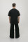 Basic Oversized T-shirt Spirit Rude in Black #1