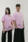 Basic Oversized T-shirt Spirit Rude in Light Pink #10