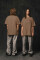 Oversized T-shirt ARSC With Marsala Logo 7x7cm in Coyote #1