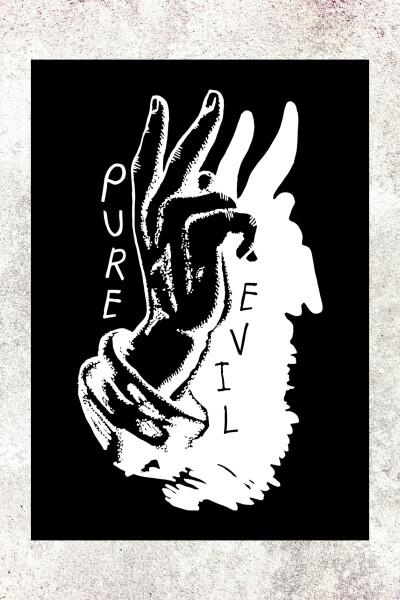 Patch Pure Evil 9,5x13cm (3.7x5.1in)
