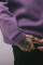 Basic Oversized Sweatshirt Drop in Violet #1