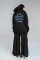 Superoversized hoodie ARSC with blue logo 30х30cm in black #2