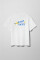 Oversized T-Shirt x Oleksii Demianiuk Fight For Your Rights in White