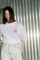 Oversized Tshirt ARSC With Red Logo 30х30сm in White #3