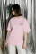 Oversized T-shirt Purr Mini Hearts 9x9cm х kotastiia in Light Pink #6