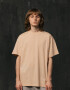 Basic Oversized T-shirt Spirit in Beige