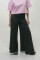 Basic Jersey Wide Leg Sweatpants SS in Black #4