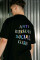 Oversized T-shirt ARSC Spectrum With Logo 30x30cm in Black