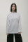 Basic Oversized Long Sleeve T-shirt Spirit Rude in Ivory #8