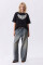 Oversized T-Shirt BLACKWING ONE-EYED x Black Wing in Black #2