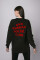 Oversized sweatshirt ARSC with red logo 30х30сm in black #5