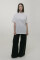 Basic Oversized T-shirt Spirit Rude in Ivory #7