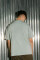Oversized T-shirt ARSC With Black Logo 7х7сm in Light Olive #2