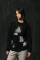 Oversized Sweatshirt With Patches Burnbabyburn in Black #2