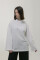 Basic Oversized Long Sleeve T-shirt Spirit Rude in Ivory