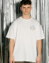 Oversized T-shirt Purr Heart UA 9x9cm х kotastiia in Ivory