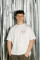 Oversized T-shirt Purr Tiger 9x9cm х kotastiia in Ivory