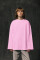 Basic Oversized Long Sleeve T-shirt Spirit Rude in Light Pink #2