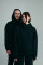 Basic Oversized Hoodie Celeste in Black