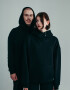 Basic Oversized Hoodie Celeste in Black