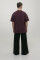 Basic Oversized T-shirt Spirit Rude in Marsala #1