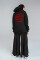 Superoversized hoodie ARSC with red logo 30х30cm in black #1